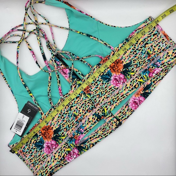 Torrid Women’s Plus Size Jungle Floral Zip Front Sports Bra Size 1X 3X 4X 5X - Picture 14 of 14